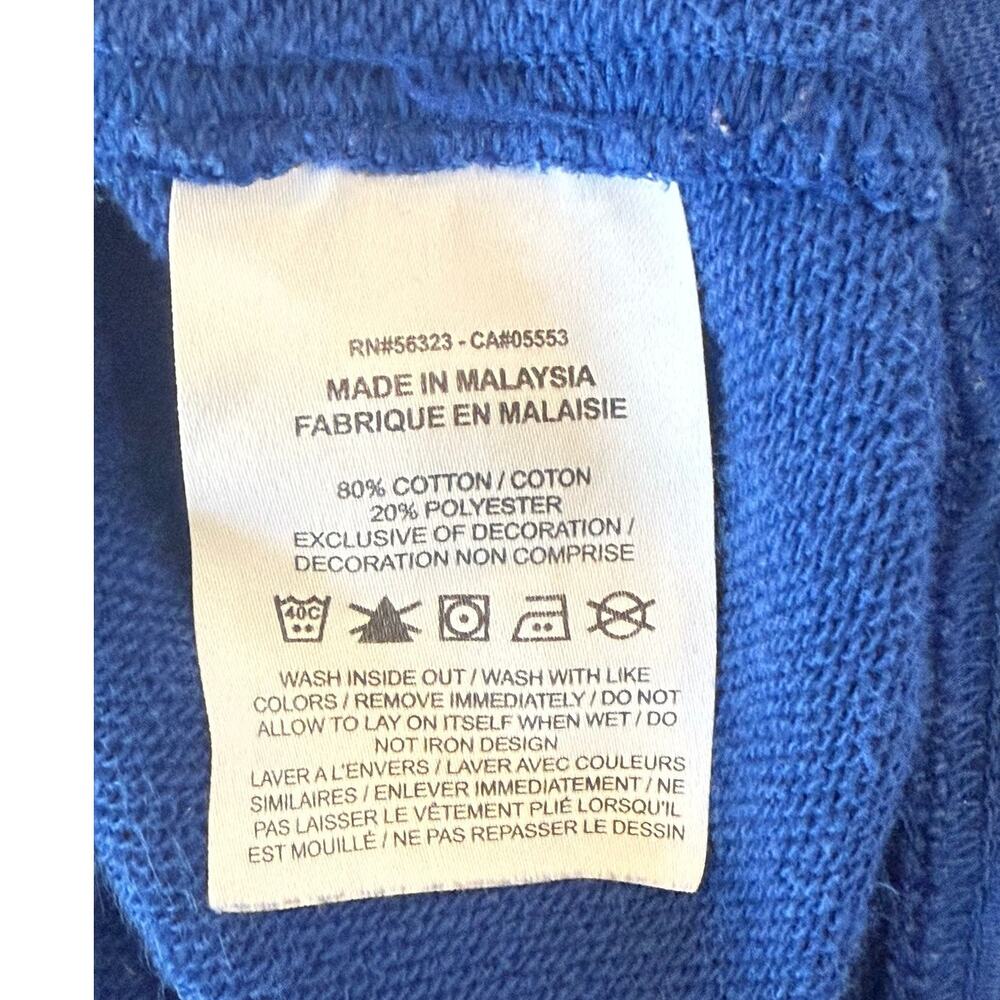 NIKE JUST DO IT Blue Crew neck sweatshirt top shirt Women Small S - Picture 5 of 8